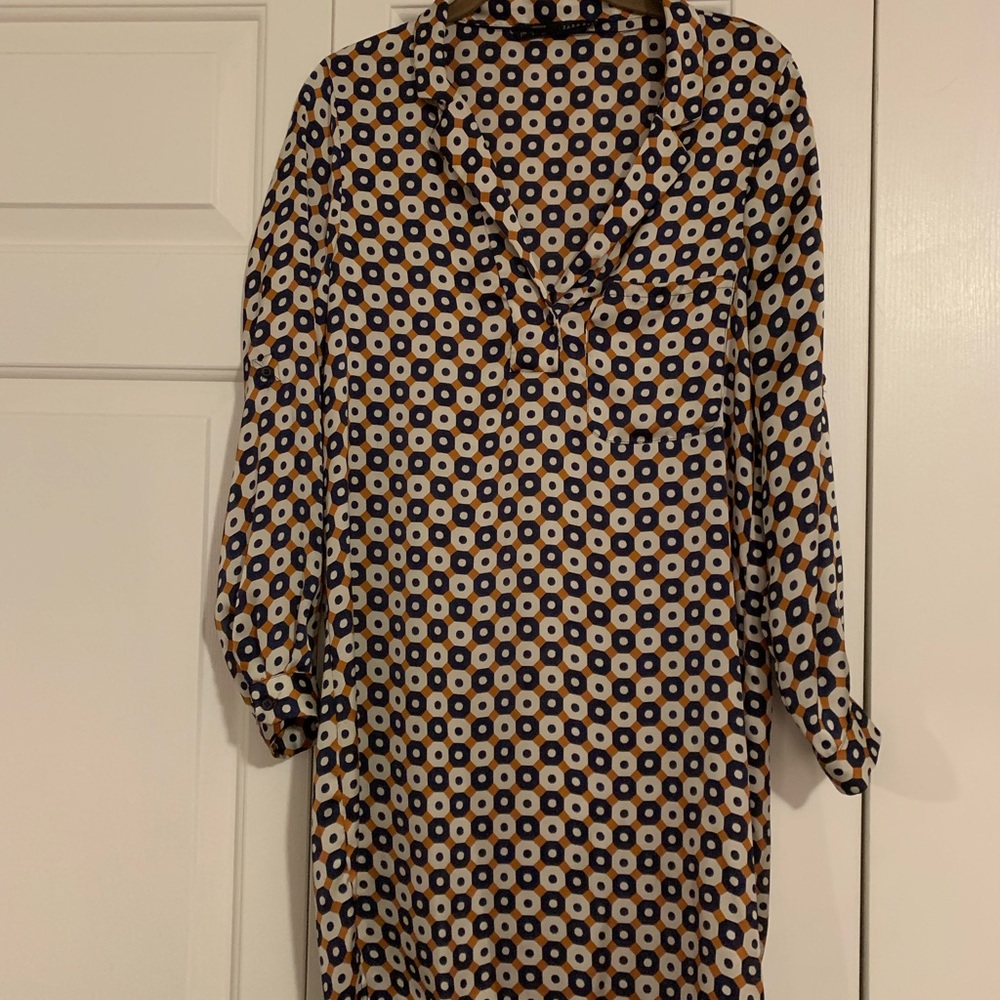 Zara Basics Satin Dress